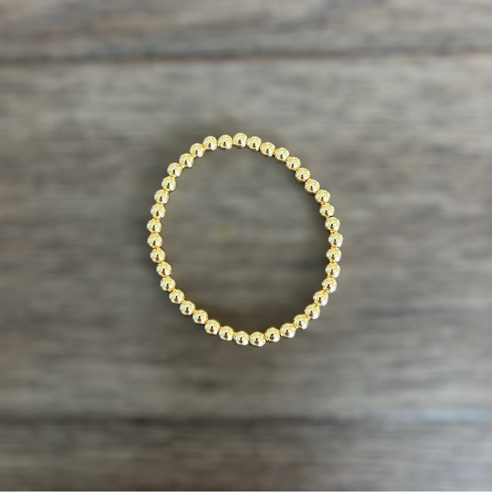 All gold seamless bracelet